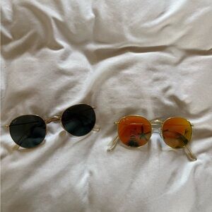 Kids' Sunglasses Set - Black and Orange